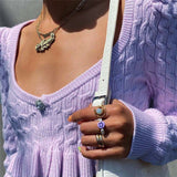 Music Festivals Rave Outfits Girls Tops Fall Women's Clothing Fashion Long Sleeve Sweater for Women