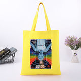 Stranger Things Hellfire Club Handbag Student Leisure Outing Large Capacity Canvas Shopping Bag