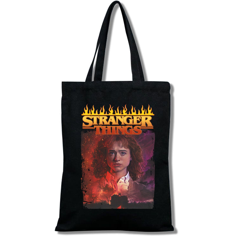 Stranger Things Hellfire Club Handbag Tote Bag Fashion Shopping Bag Portable Shoulder Bag