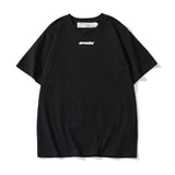 Spring and Summer Youth Cotton Short Sleeve Loose Arrow Cotton Tshirt Owt t shirt