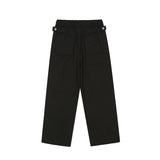 Man Fall Outfits Cargo Pants Vintage Embroidery Overalls Loose Straight Street Casual Pants