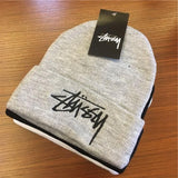 Stussy Cap Autumn and Winter Embroidery Hat Men and Women Leisure Warm