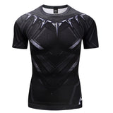 Marvel T Shirt T-shirt Tights Hero Tights Fitness Short Sleeve