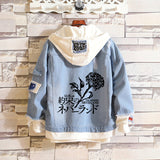 Comic Denim Jacket Clothes Men's and Women's Spring Denim Jacket