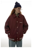 Men Jacket Spring Letters Men's Loose All-Match Red Casual Jacket Coat