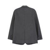 Men's Casual Suit Man Blzer Simple Style Solid Color Single Breasted Blazer Men Loose Lapels Casual Suit Top