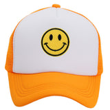 Smiley Face Cap Sponge Smiley Face Simple Casquette