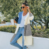 Women's Fall Outfits Sweater Women's Mid-Length Autumn and Winter Knitwear Cardigan Coat