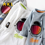 Children T Shrits Summer Boys Short Cartoon Print