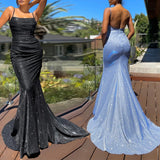 Formal Dresses & Gowns Women's Sleeve Camisole Gown Slim Fit Long Dress