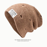 Toboggan Hat Warm Ear Protection Hat Knitted Hat for Men