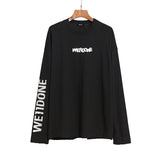 We11 Done Sweatshirts Colorful Logo Letter Printing Casual Men and Women Same Style