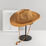 Mens Kentucky Derby Hats Straw Hat Bowler Hat Female Outdoor Beach Hat Sun Protection
