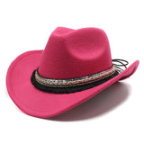 Cowboy Hats Western Cowboy Top Hat for Men Women