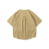 Baggy Baseball Jersey Men's Summer Loose Baseball Collar Short Sleeve