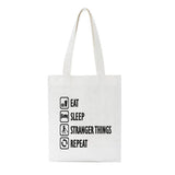 Stranger Things Hellfire Club Handbag Student Shoulder Portable Canvas Bag Shopping Bag