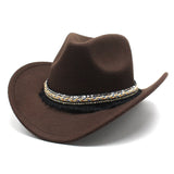 Cowboy Hats Western Cowboy Top Hat for Men Women