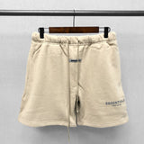 Fog Fear of God Essentials Shorts Double-Line Velvet Shorts Reflective Drawstring Shorts
