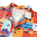 Men Hawaii Shirts Casual Short-Sleeved Shirt Men's Clothing