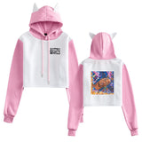 Travis Scott Astroworld Hoodie Autumn and Winter Navel Hooded Color Contrast Sweater