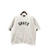 Fog Fear of God Essentials Sweatshirt Grays Letter 7-Point Sleeve Couple Hip Hop Baseball Hoodie Men