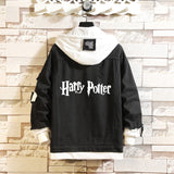 Comic Denim Jacket Spring and Autumn Men's and Women's Casual Denim Coat Clothes