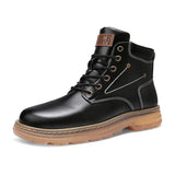 Men's Martin Boots Autumn and Winter Fashion Warm Leisure Sports