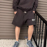 Fear of God Essentials 1977 Shorts Flocked Printed Trendy Shorts
