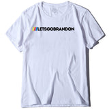 Let's Go Brandon T Shirt Letter Print Short-Sleeve T-shirt Bottoming Shirt