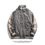 Men Jacket Spring Color Matching Men Loose All-Matching Jacket