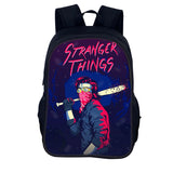 Stranger Things Backpack Youth Casual Backpack Man and Woman Cartoon School Bag Large-Capacity Backpack