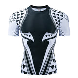 Marvel T Shirt Tight Men's Sports Fitness 3D Men's Clothing
