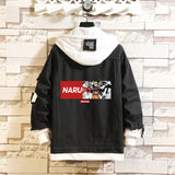 Comic Denim Jacket Men's and Women's Tops
