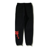Kanye West Sunday Service Pant Revenge Embroidered Autumn and Winter Hip Hop Ankle-Tied Long Pants