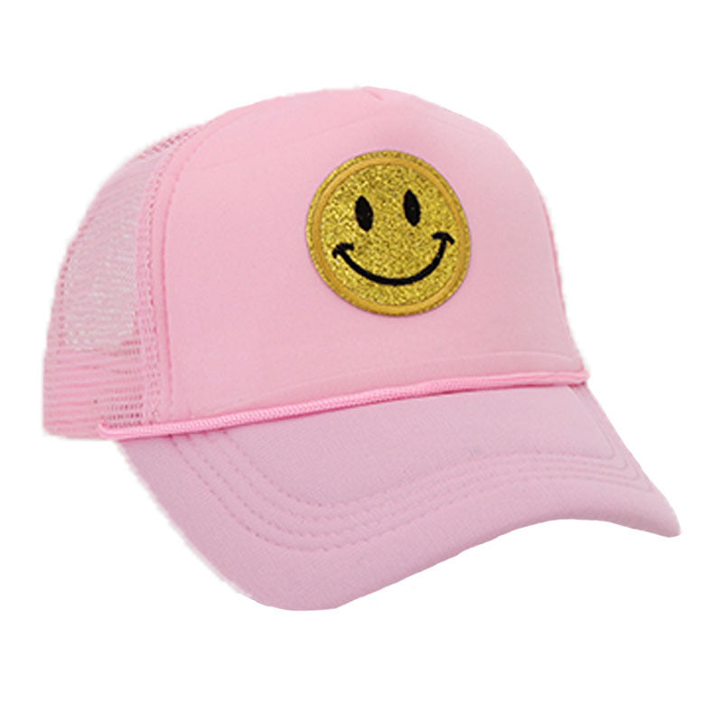 Smiley Face Cap Spring/Summer New Baseball Cap Solid Color Peaked Cap