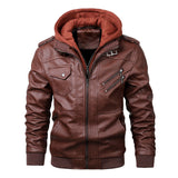 Blade Runner Jacket Spring and Autumn Winter Leather Coat Men's Hooded Jacket