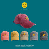 Smiley Face Cap Baseball Cap Summer Peaked Cap