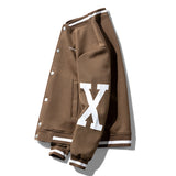 Baggy Jacket Spring Baseball Jacket Men's Casual Color Matching