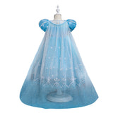 Halloween Frozen Dress Toddler Frozen Elsa Dress for Girls Graceful Princess Dress
