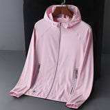 Sun Resistant Clothes UPF50 Summer Breathable Ice Silk Hooded Jacket