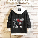 Comic Denim Jacket Anime Leisure Men's and Women's Coats Denim Jacket
