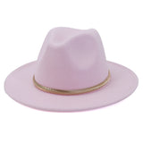 Cowboy Hats Autumn and Winter Men's and Women's Woolen Hat Fedora Hat