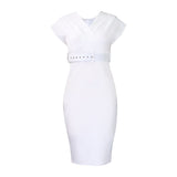 Nina Parker plus Size Dresses Fashionable Slimming Elegant Ol Dress
