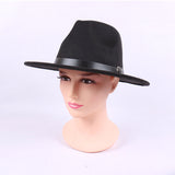 Mens Kentucky Derby Hats Solid Color Hat Retro Fedora Hat Men's and Women's Top Hat