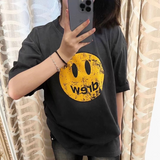 Preppy Aesthetic T Shirt Drew Smiley Face Vintage Leisure Short Sleeve