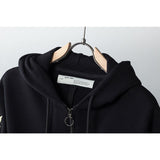 Winter Hoodie Hooded Sweater Casual Zipper Long Sleeve Men's Clothing Owt