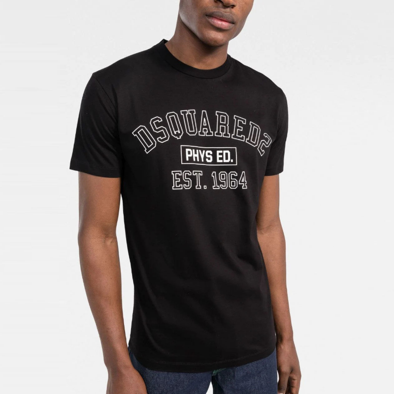 Dsq2 T Shirt 1964 Printed Short Sleeve T-shirt round Neck