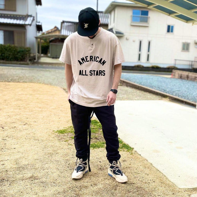 Fog American All Stars T Shirts Fog Season 7 Henry Collar Loose