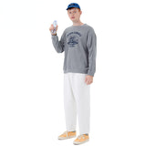 Preppy Aesthetic Sweatshirt round Neck Pullover Loose Men's Spring