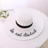 Fedora Golf Hats Fashion Embroidered with Letters Sun Hat Sun Hat Summer Vacation